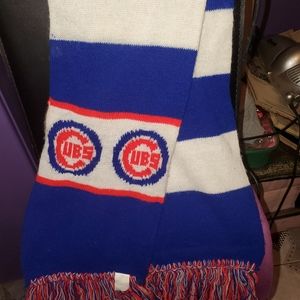 Vintage MLB Chicago Cubs Striped Scarf